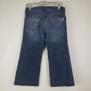 7‎ for all Mankind Dojo Cropped Jeans Sz 29